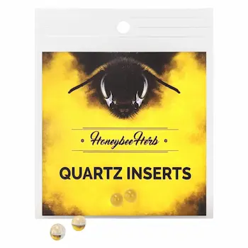Honeybee Herb Quartz Inserts Honey Pearls