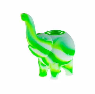 Mini Elephant Silicone Hand Pipe