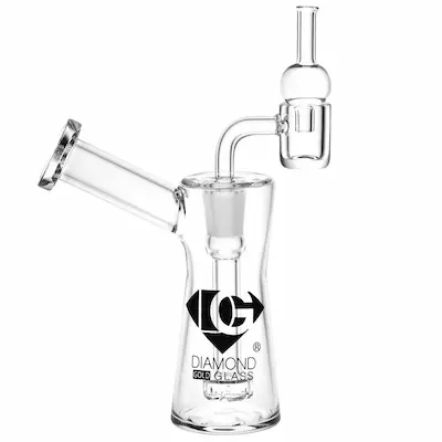 Diamond Glass | Rong Mini Dab Rig - 5.25